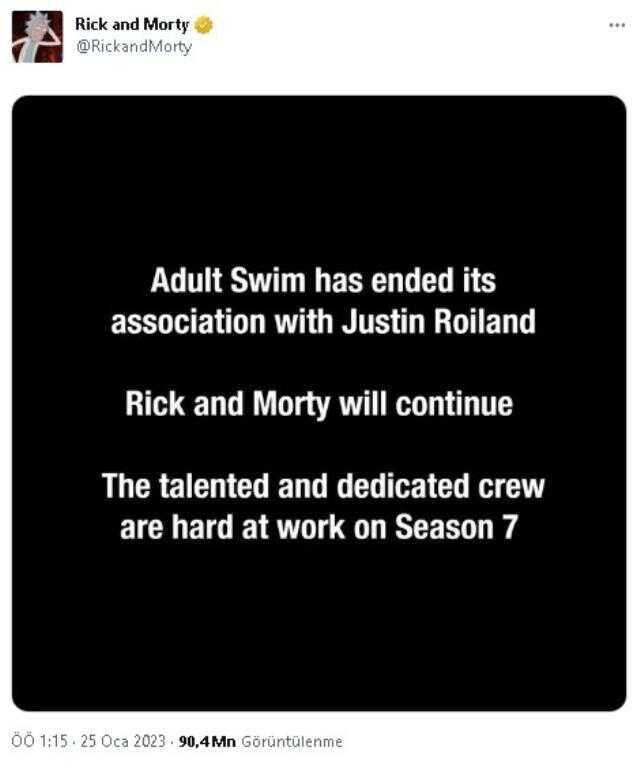 Rick and Morty bitti mi, final mi yapacak? Rick and Morty 7. sezon gelecek mi? Rick and Morty yeni sezon ne zaman? Seslendirmen diziden çıktı mı? Rick and Morty bitti mi, final mi yapacak? Rick and Morty 7. sezon gelecek mi? Rick and Morty yeni sezon ne zaman? Seslendirmen diziden çıktı mı?