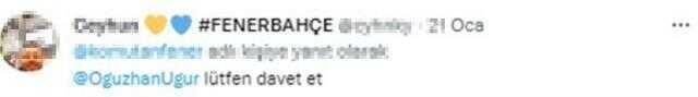 Taraftarın isteği gerçekleşti! Ali Koç'tan Oğuzhan Uğur'a sürpriz telefon Taraftarın isteği gerçekleşti! Ali Koç'tan Oğuzhan Uğur'a sürpriz telefon