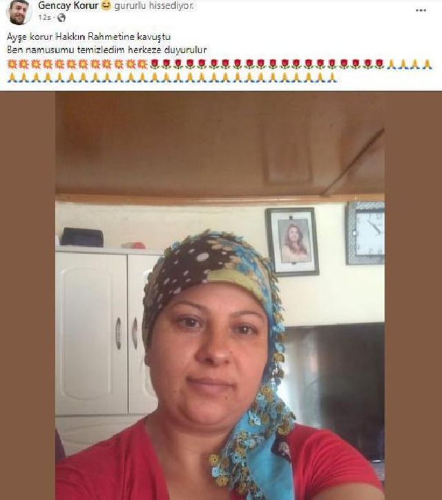 Eşini öldürüp sosyal medyada 'Gururlu hissediyor' yazan adamın, ağırlaştırılmış müebbeti istendi Eşini öldürüp sosyal medyada 'Gururlu hissediyor' yazan adamın, ağırlaştırılmış müebbeti istendi