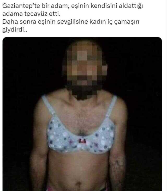 Gaziantep'te bir adamın eşinin kendisini aldattığı adama tecavüz ettiği bilgisi güncel değil Gaziantep'te bir adamın eşinin kendisini aldattığı adama tecavüz ettiği bilgisi güncel değil