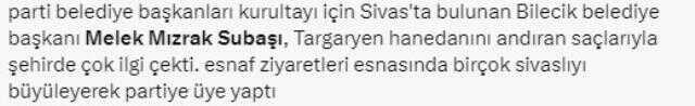 İmamoğlu'nu ağırlayan Bilecik Belediyesi Başkanvekili Melek Mızrak Subaşı sosyal medyaya damga vurdu! Herkes aynı yorumu yapıyor