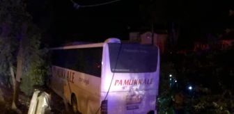 Manisa'da yolcu otobüsü yoldan çıktı: 3'ü çocuk 7 yaralı