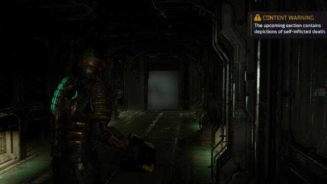 Dead Space'te rahatsız edici içerikler bulanıklaştırılabilecek