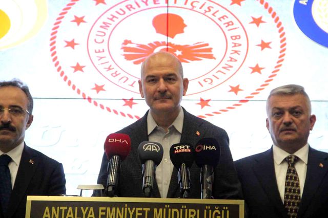 Bakan Soylu, Kökünü Kurutma Operasyonu'na ilişkin açıklama yaptı Açıklaması