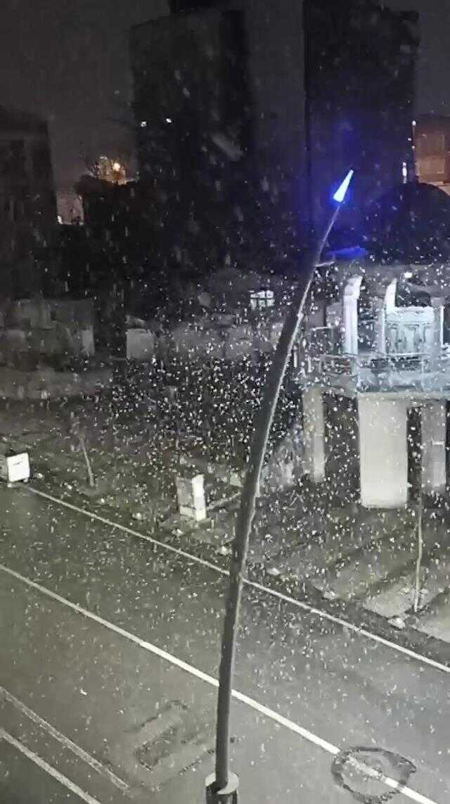 İstanbul'da kar yağışı başladı-1