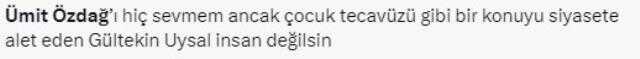 Sosyal medyada birbirlerine girdiler! Gültekin Uysal'ın Ümit Özdağ için kullandığı ifade büyük tepki çekti