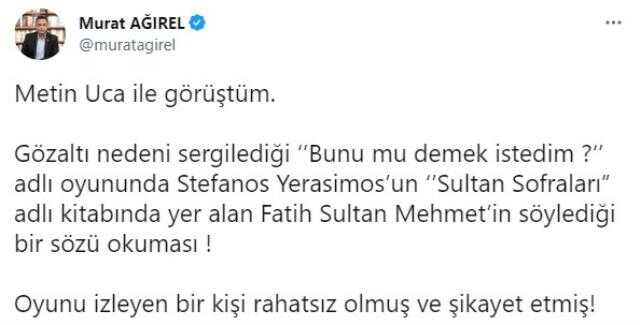 Metin Uca ne dedi? Metin Uca olayı nedir?