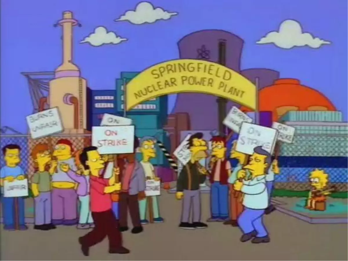 Simpson'lar yeniden sahnede! TV'de yayınlandığı gün ülke tarihindeki en büyük grev yaşandı