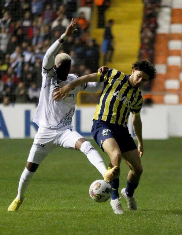 Son Dakika: Şampiyonluk yolunda ağır yara! Fenerbahçe, Adana Demirspor engeline takıldı Son Dakika: Şampiyonluk yolunda ağır yara! Fenerbahçe, Adana Demirspor engeline takıldı