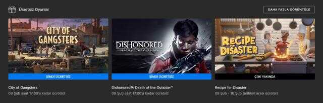 320 TL değerindeki Epic Games'in bu haftaki ücretsiz oyunları açıklandı