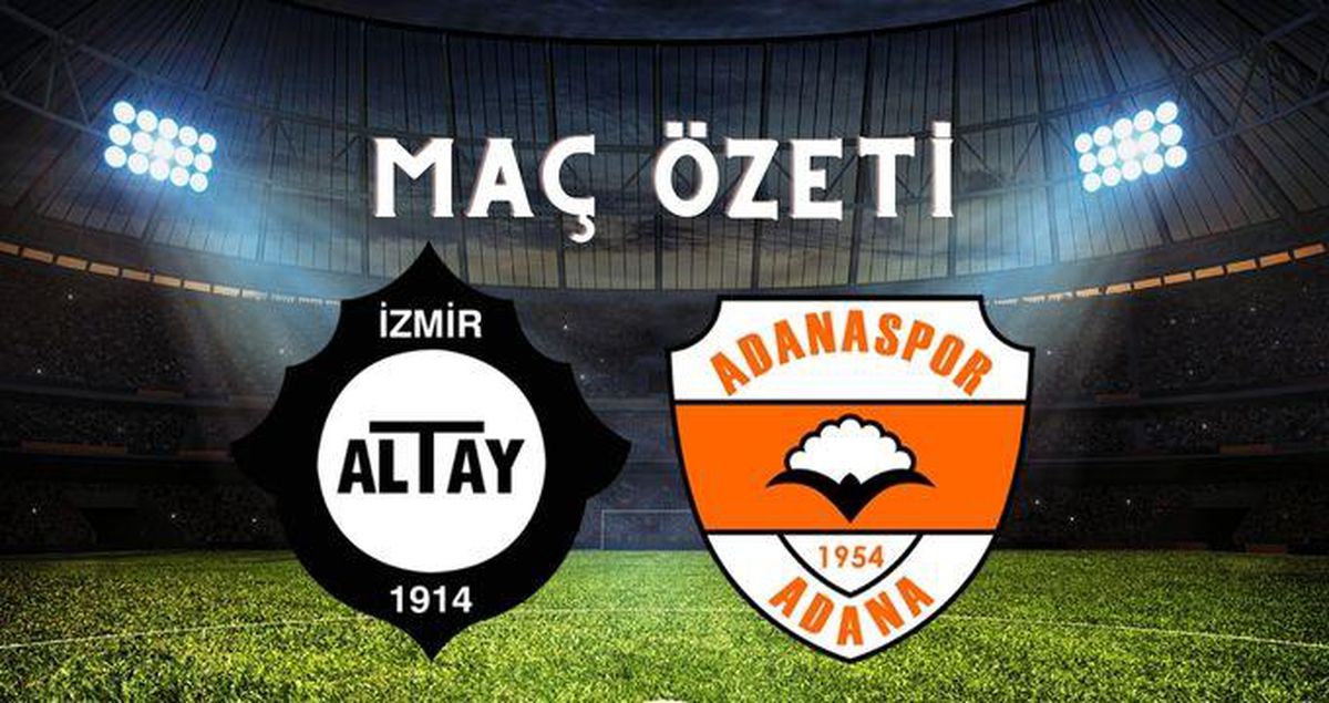 Altay - Adanaspor maç özeti! (VİDEO) Altay maçı özeti izle! Altay Adanaspor maçı kaç kaç bitti?