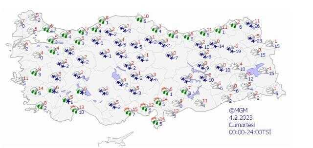 Hafta sonu yağmur var mı? Bu hafta sonu yağmur yağacak mı? 4-5 Şubat hava yağmurlu mu? 4-5 Şubat hafta sonu hava durumu nasıl olacak?