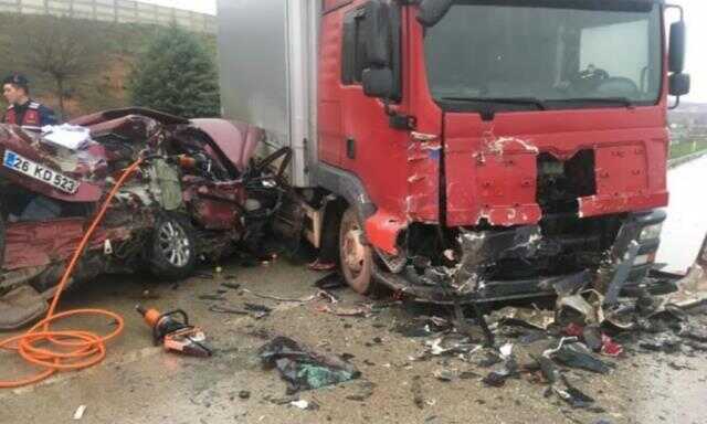 Bursa'da düğün yolunda kaza: 5 ölü, 1 yaralı