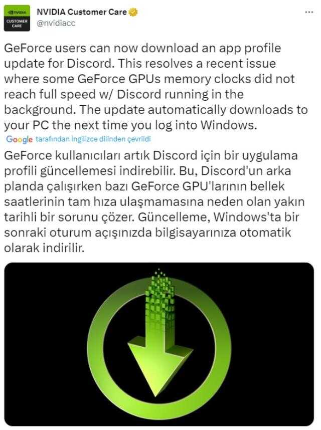 Discord ekran kartınızı sınırlıyor olabilir! NVIDIA'dan soruna çözüm geldi