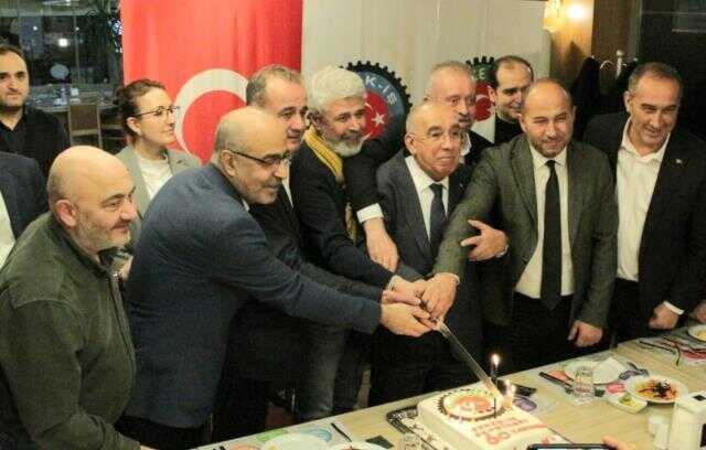 Şeker-iş sendikası 60. yıl dönümünü basın mensupları ile kutladı
