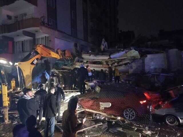 7.4'lük depremle sarsılan Kahramanmaraş'tan ilk görüntüler