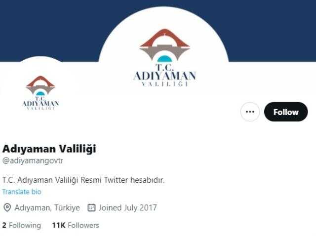Adıyaman Valiliği ilanları takip sayfası! Adıyaman Valiliği Twitter ve sosyal medya hesapları duyuruları!