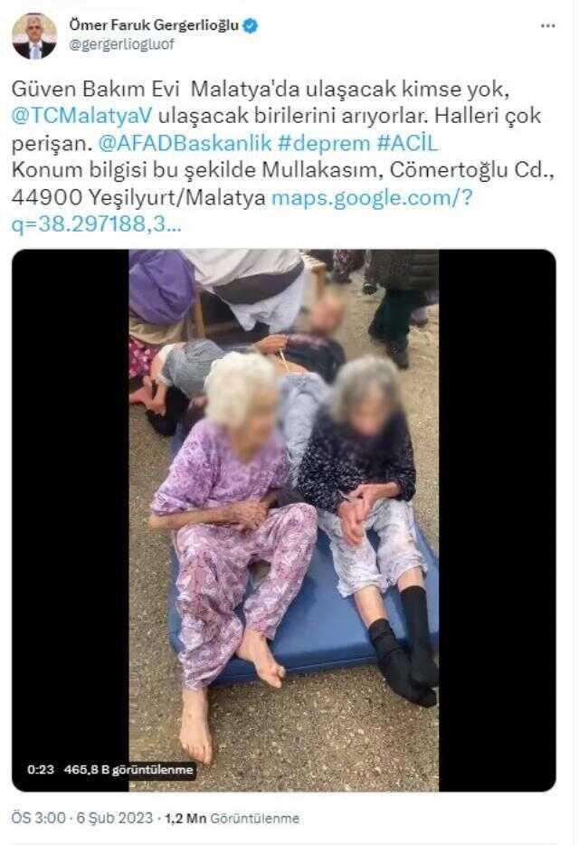 Aile ve Sosyal Hizmetler Bakanlığı'ndan Malatya'daki özel bakım merkezine ilişkin açıklama: Tekrar kuruma alındılar