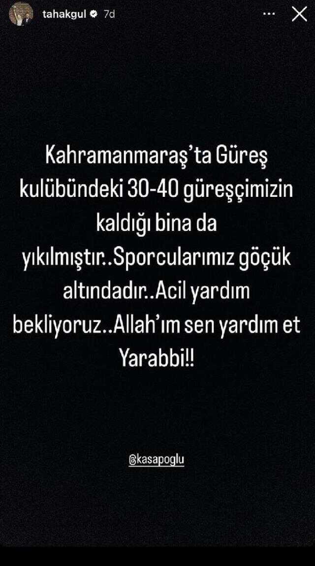 Futbolcu, güreşçi, voleybolcu! Depremde enkaz altında kalan sporcular yaşam mücadelesi veriyor