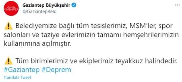 Gaziantep, Diyarbakır, Şanlıurfa toplanma alanları nerede?
