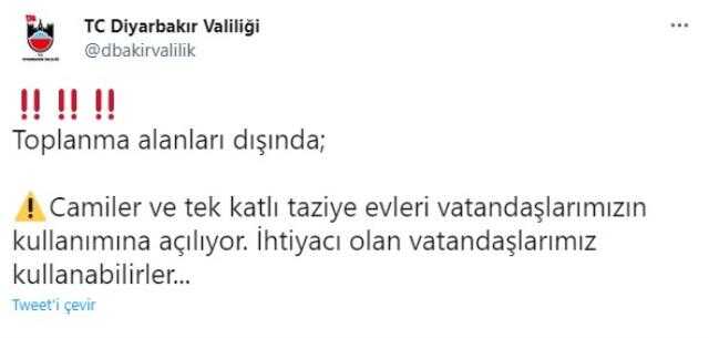Gaziantep, Diyarbakır, Şanlıurfa toplanma alanları nerede?