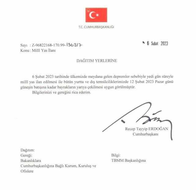 Milli yas edilince ne olur? Milli yas ne zaman ilan edilir? Milli yas nedir?