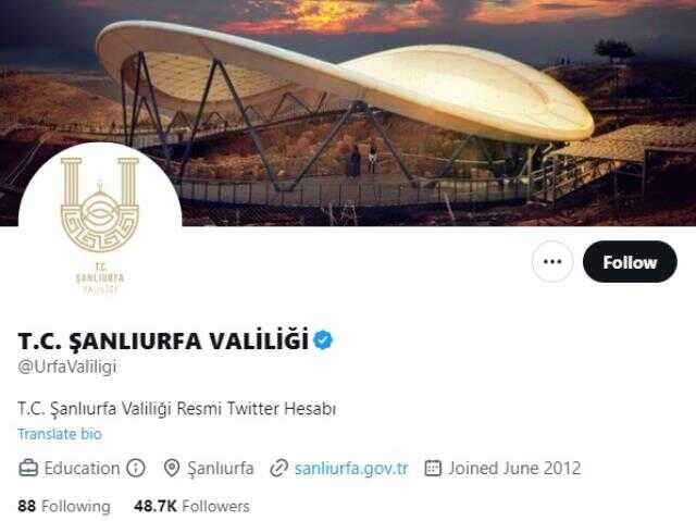 Şanlıurfa Valiliği ilanları takip sayfası! Şanlıurfa Valiliği Twitter ve sosyal medya hesapları duyuruları!