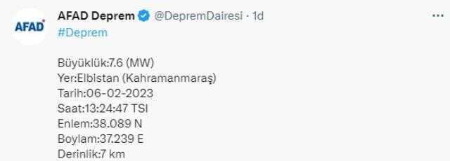 Son Dakika! Gaziantep, Diyarbakır, Şanlıurfa ve Ankara'da da hissedilen şiddetli bir deprem daha meydana geldi Son Dakika! Gaziantep, Diyarbakır, Şanlıurfa ve Ankara'da da hissedilen şiddetli bir deprem daha meydana geldi