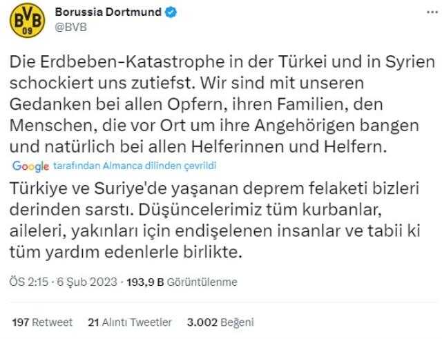 Türkiye'nin acısını paylaştılar! Dünya devlerinden peş peşe mesajlar geldi