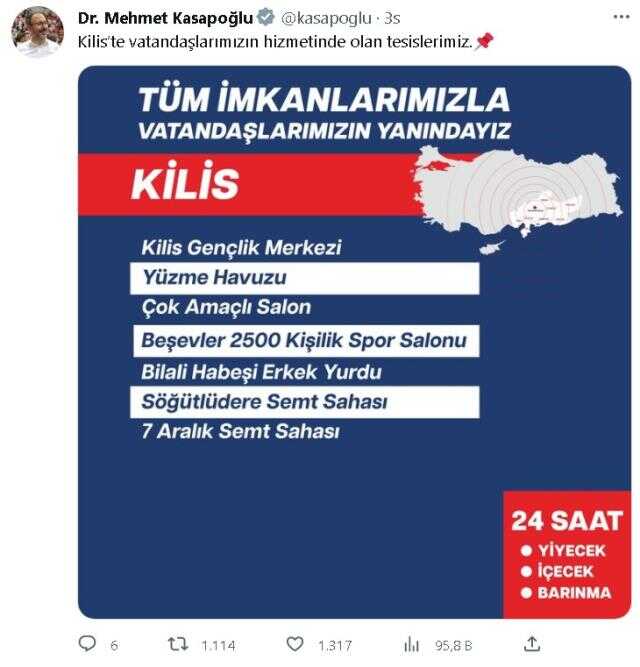 Depremzedeler için hizmet veren tesisler nerede, adresleri var mı? 7 Şubat 2023 depremzedeler için açık olan tesisler neresi?