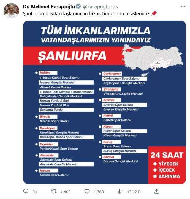 Depremzedeler için hizmet veren tesisler nerede, adresleri var mı? 7 Şubat 2023 depremzedeler için açık olan tesisler neresi?