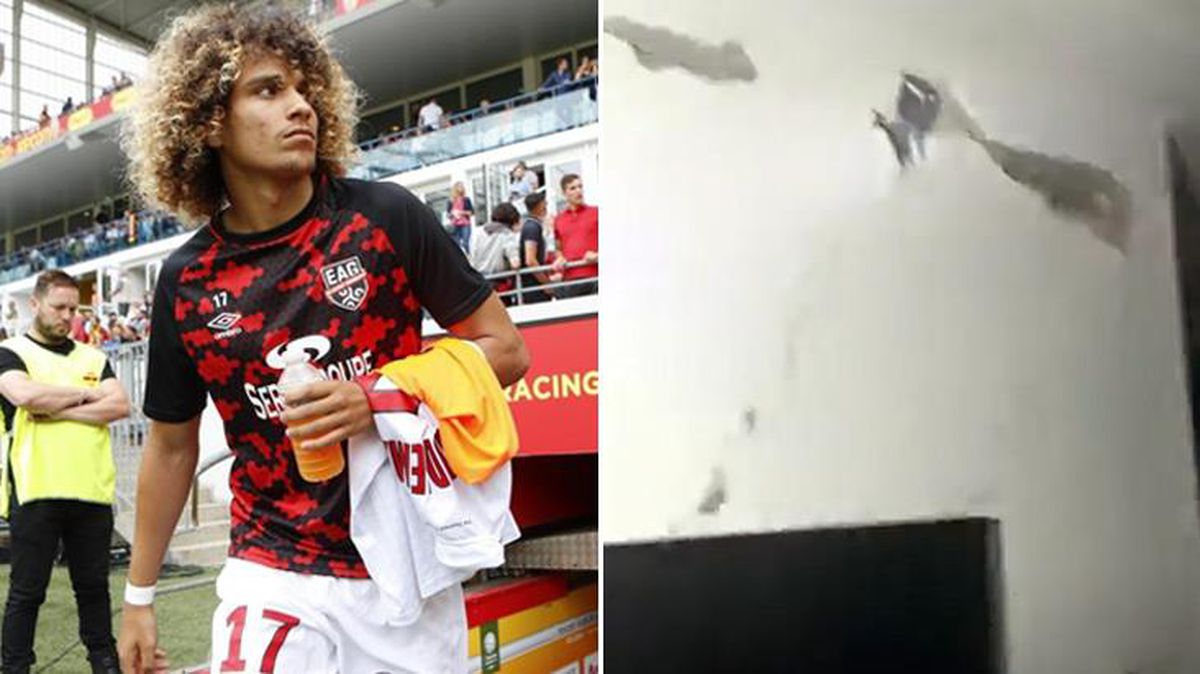 Deprem anını yaşayan Hataysporlu futbolcu Boudjemaa, evinin geldiği son hali paylaştı