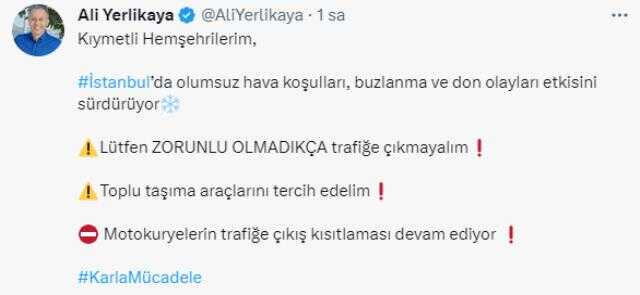 İstanbul karlar altında! Anadolu Yakası beyaz örtüyle kaplandı, valilikten uyarı geldi