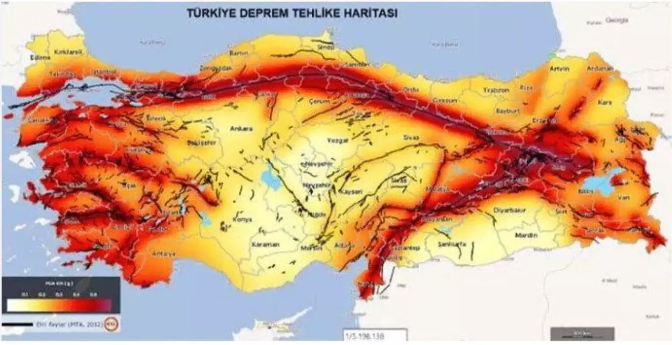 Kuzey Anadolu fay hattı hangi illeri kapsar? Türkiye'deki fay hatları neler? Doğu Anadolu fay hattı hangi illerden geçiyor?