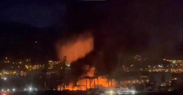 Son Dakika: İskenderun Limanı'ndaki yangın TSK'ya ait helikopter ve uçakların havadan müdahalesi ile söndürüldü