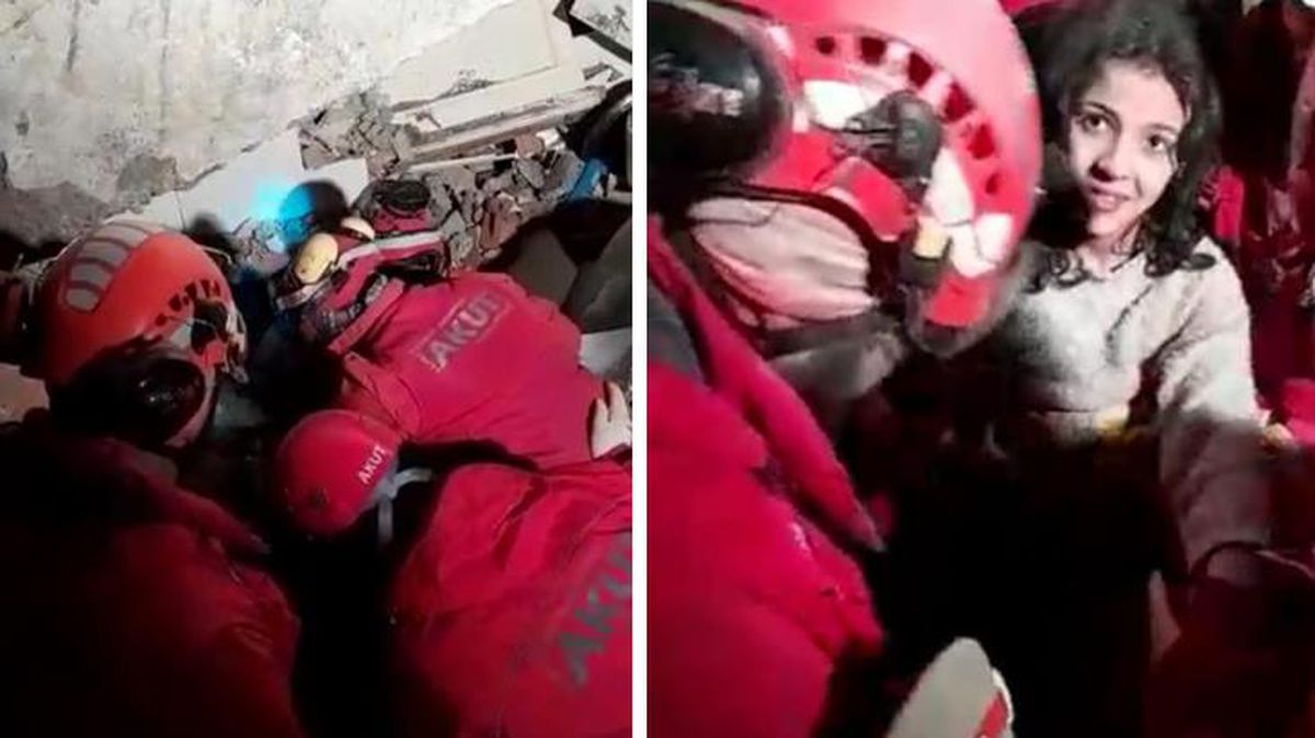 Enkaz altındaki 46. saatin ardından hayata böyle gülümsedi