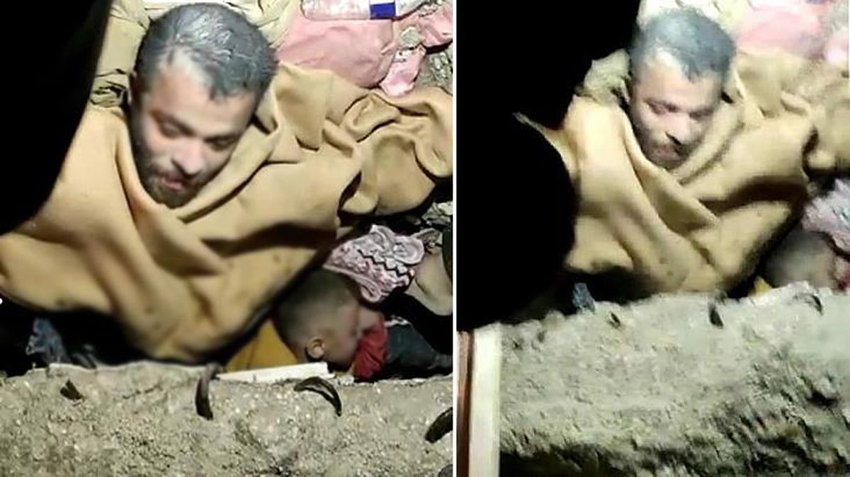 Kahramanmaraş'ta enkazdan kurtarılan Recep: Yemek istemiyorum bir an önce buradan kurtulayım