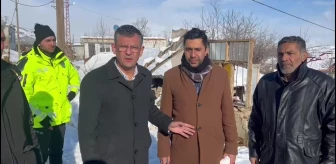 Özgür Özel, Nurhak'ta: Depremin Üzerinden Geçen İki Güne Rağmen Buraya Hiçbir Yardım Gelmemiş.