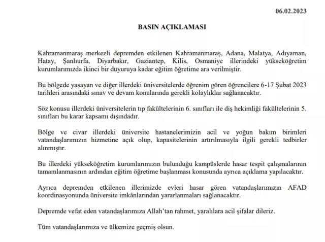 Sivas Cumhuriyet Üniversitesi tatil mi? Sivas Cumhuriyet Üniversitesi ne zaman, hangi tarihte açılacak?