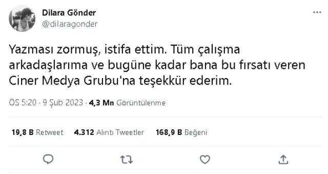 Dilara Gönder nerede, yok mu, neden yok, hangi kanala geçti? Dilara Gönder Show TV'de neden yok? Dilara Gönder istifa mı etti?
