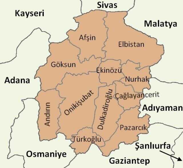 Onikişubat nerede? Onikişubat nüfusu, yüzölçümü ne kadar? Onikişubat hangi ile bağlı?