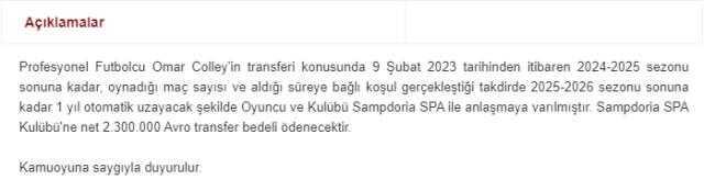 Beşiktaş, Gambiyalı futbolcu Omar Colley'i resmen kadrosuna kattı Beşiktaş, Gambiyalı futbolcu Omar Colley'i resmen kadrosuna kattı