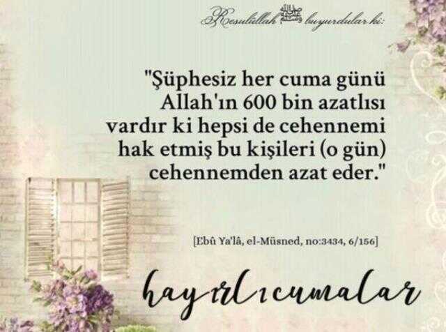 Facebook Cuma mesajları! En güzel, en iyi Cuma mesajları 10 Şubat! Kısa, anlamlı, Ayetli ve resimli Cuma mesajları!