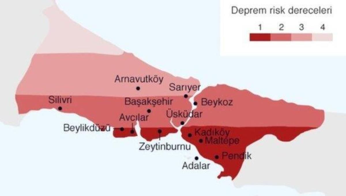 İstanbul deprem fay hattı nereden geçiyor? İstanbul'da fay hattı var mı? İstanbul fay hattı hangi ilçelerden geçiyor?