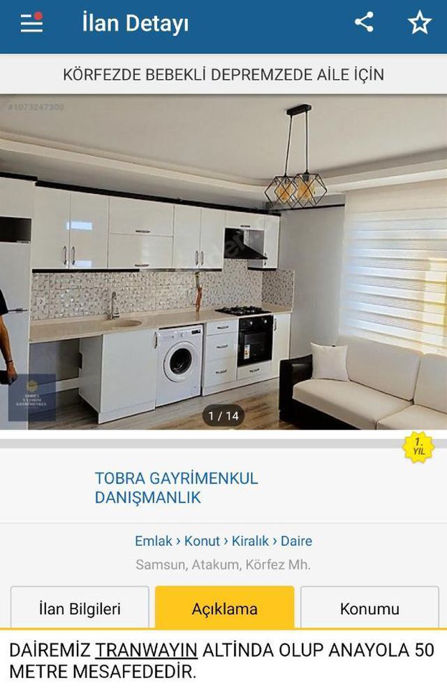 Kiralık evler depremzedeler için ücretsiz ilana dönüştü