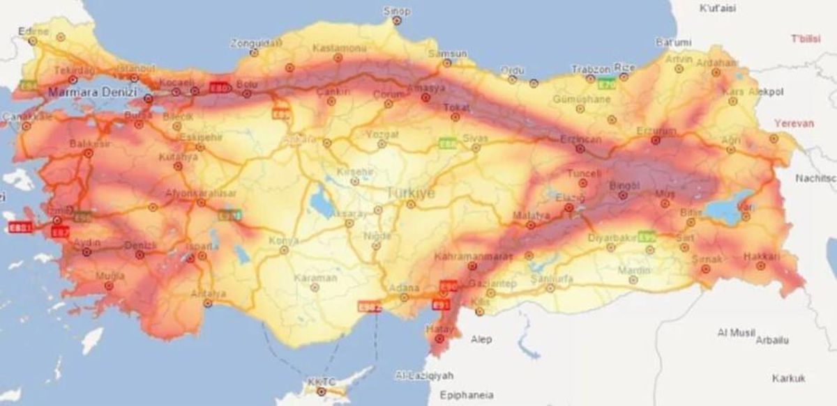 Tekirdağ fay hattı nereden geçiyor? Tekirdağ deprem bölgesi mi? Tekirdağ'da fay hattı var mı?
