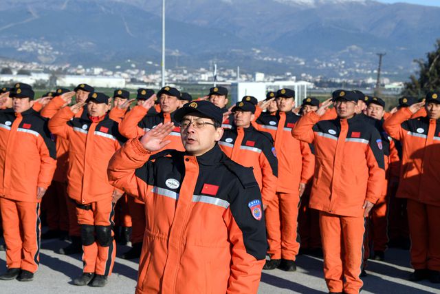 Çin'in Mavi Gök Kurtarma Ekibi Hayat Kurtarmak İçin Malatya'da