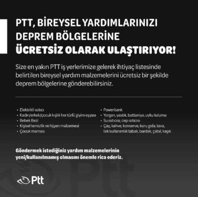 Deprem bölgesine kargo gidiyor mu? Deprem yardımı nasıl yapılır, ihtiyaç listesi neler?