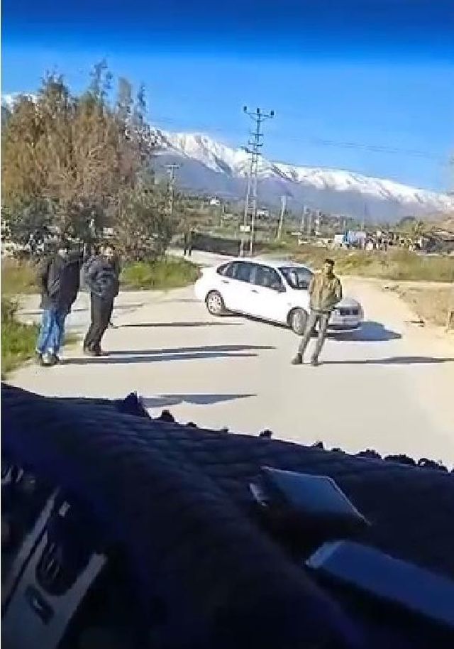 Yağmacıların yolunu kesip tehdit ettiği şoför konuştu