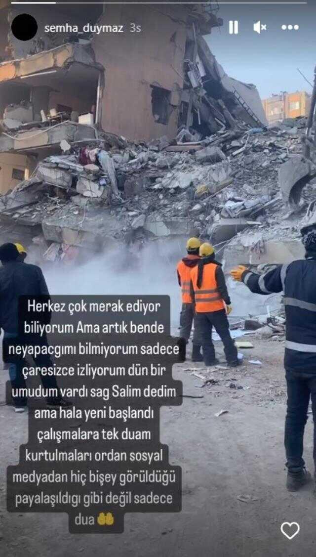 Günlerdir enkaz altında olan fenomen Taha Duymaz'ın ablasından yeni paylaşım: Artık ben de ne olacağını bilmiyorum